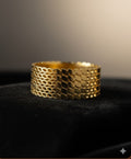 Golden Scale Luxe Cuff Bracelet