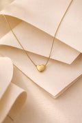 Golden Heart Love Pendant Necklace – Anti-Tarnish Stainless Steel