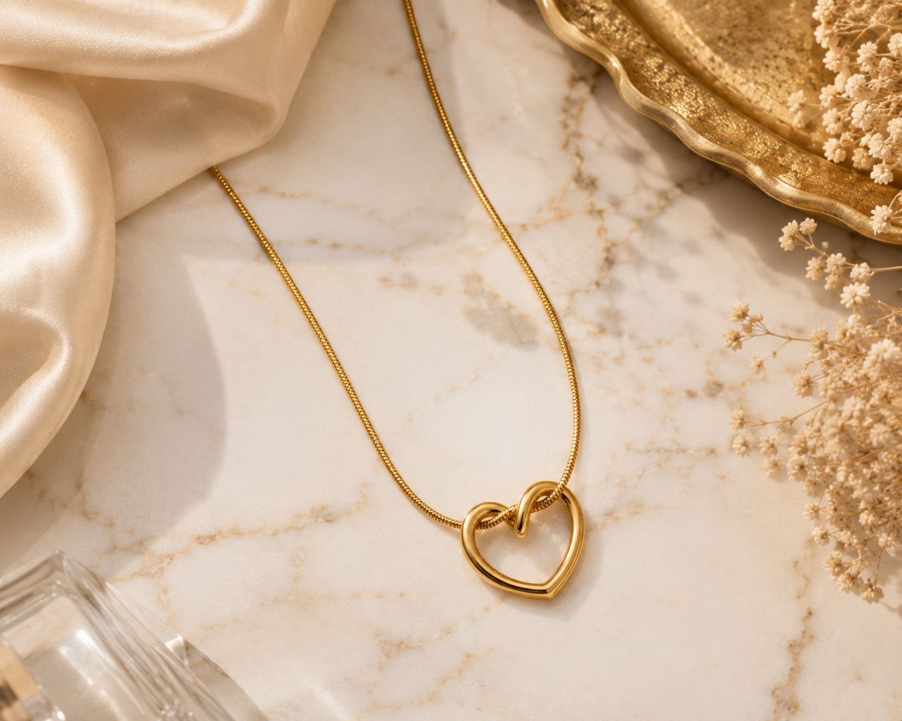 Eternal Heart Anti-Tarnish Pendant Necklace