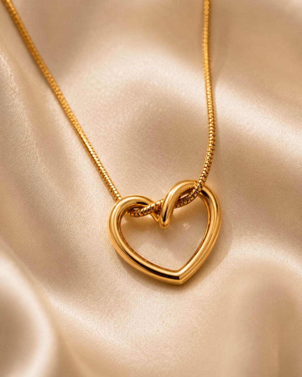 Eternal Heart Anti-Tarnish Pendant Necklace