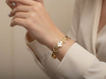 Designer Motif Gold Bracelet