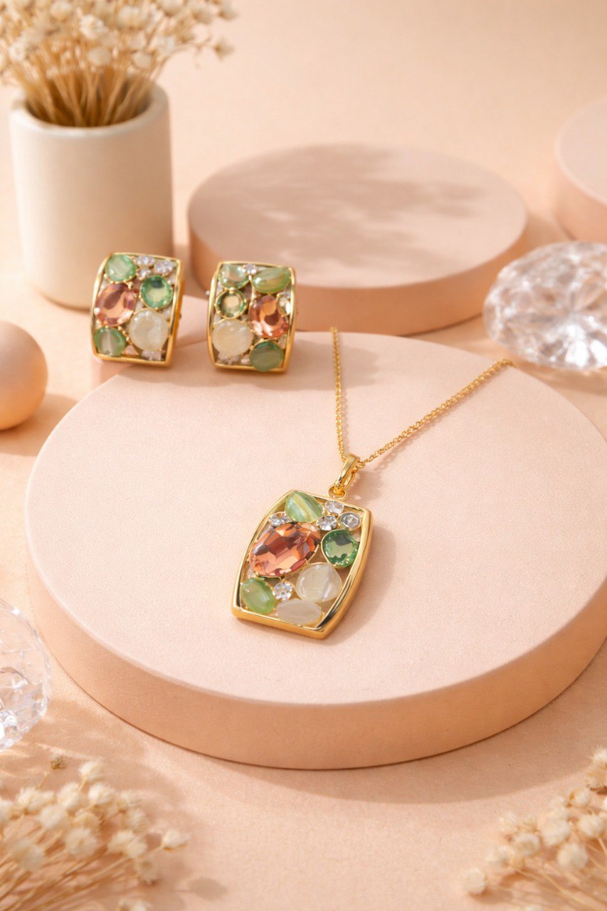 Prism Glow Necklace Set