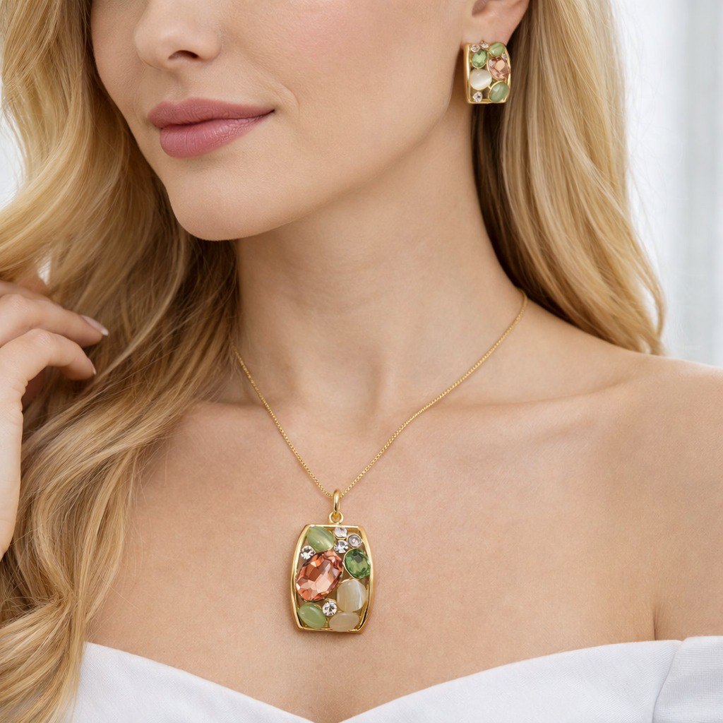 Prism Glow Necklace Set