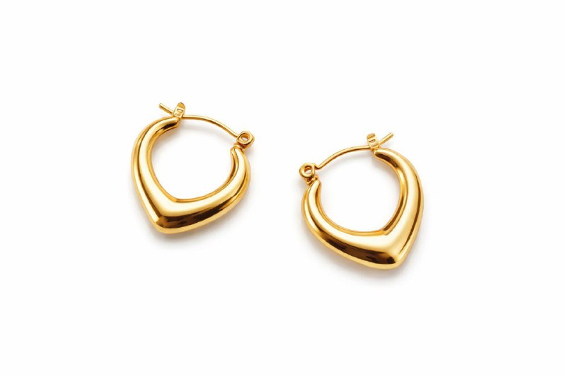 Classic Teardrop Hoop Earrings