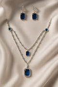 Blue Royale AD Necklace Set