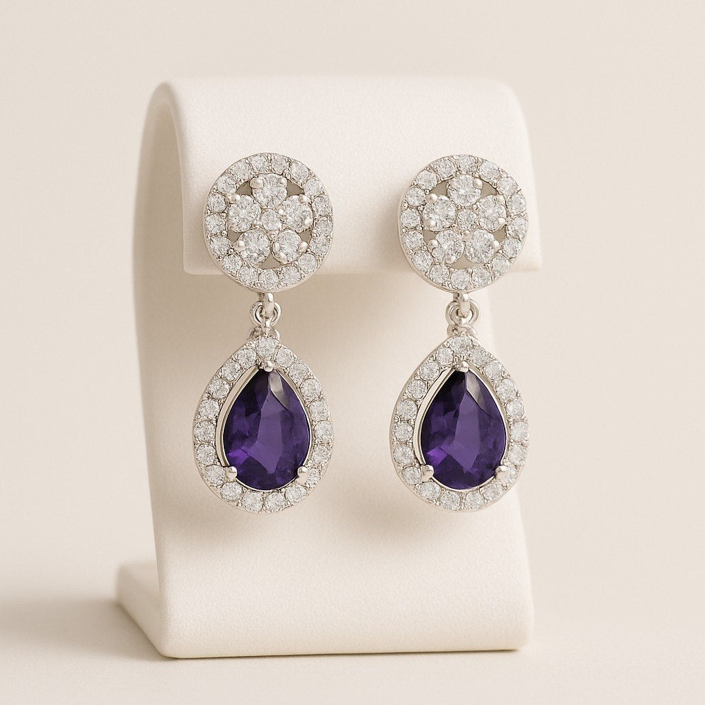 Eterna Violet – AD Necklace Set