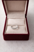 Classic Sparkle Eternity Band – 925 Sterling Silver Ring