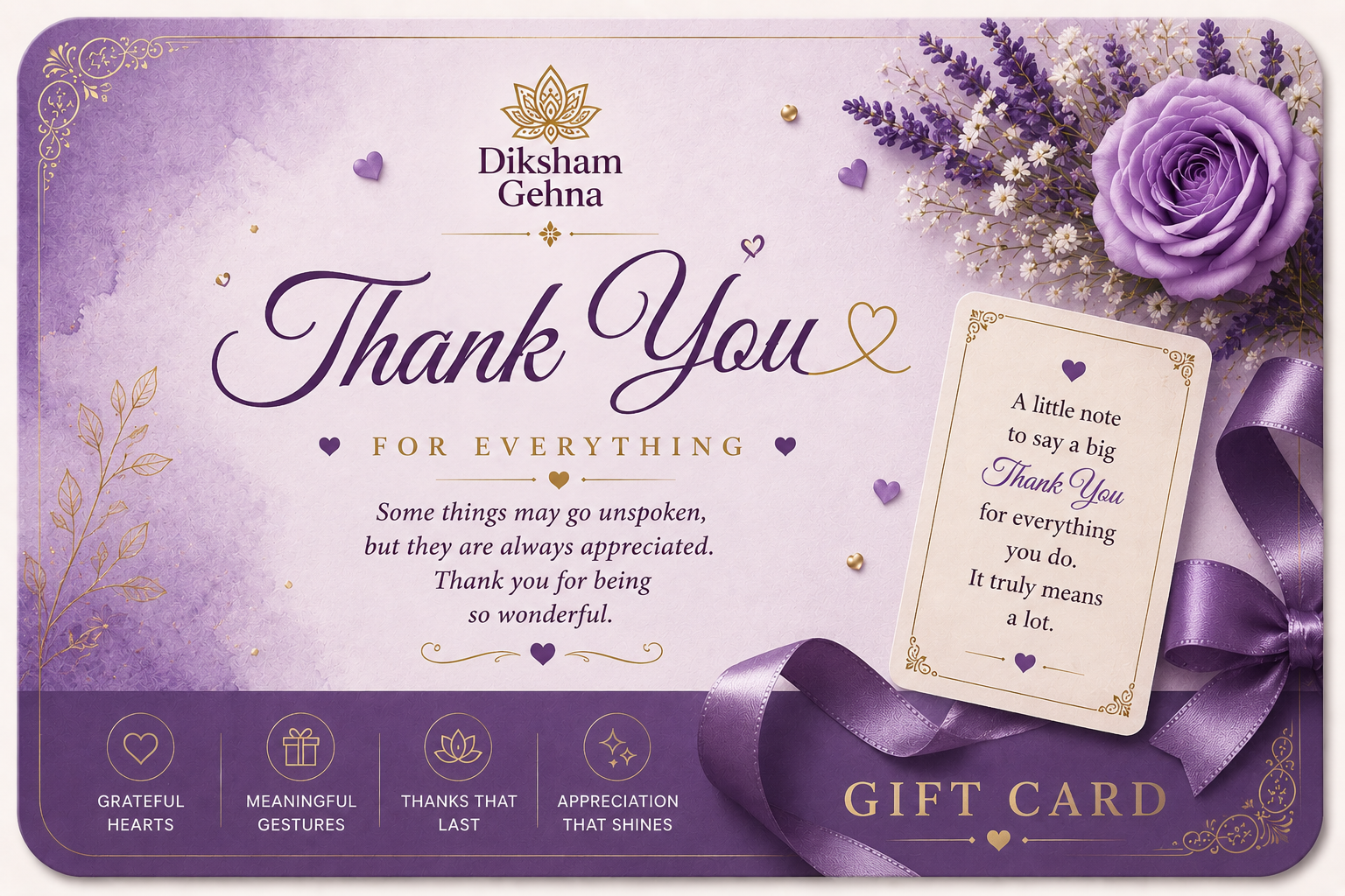 Diksham Gehna Gift Card